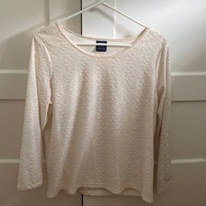 White long sleeve blouse